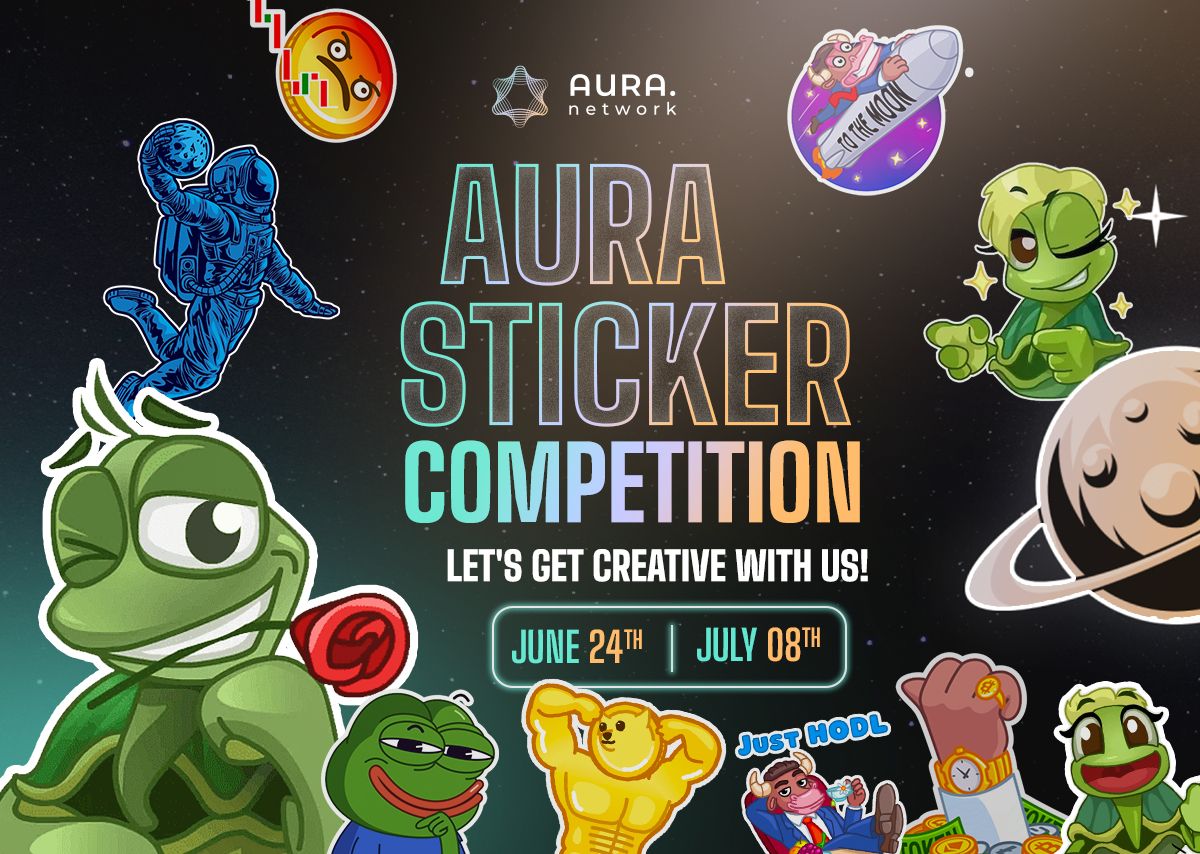 AURA STICKER COMPETITION - Let's Get Creative with Aura!