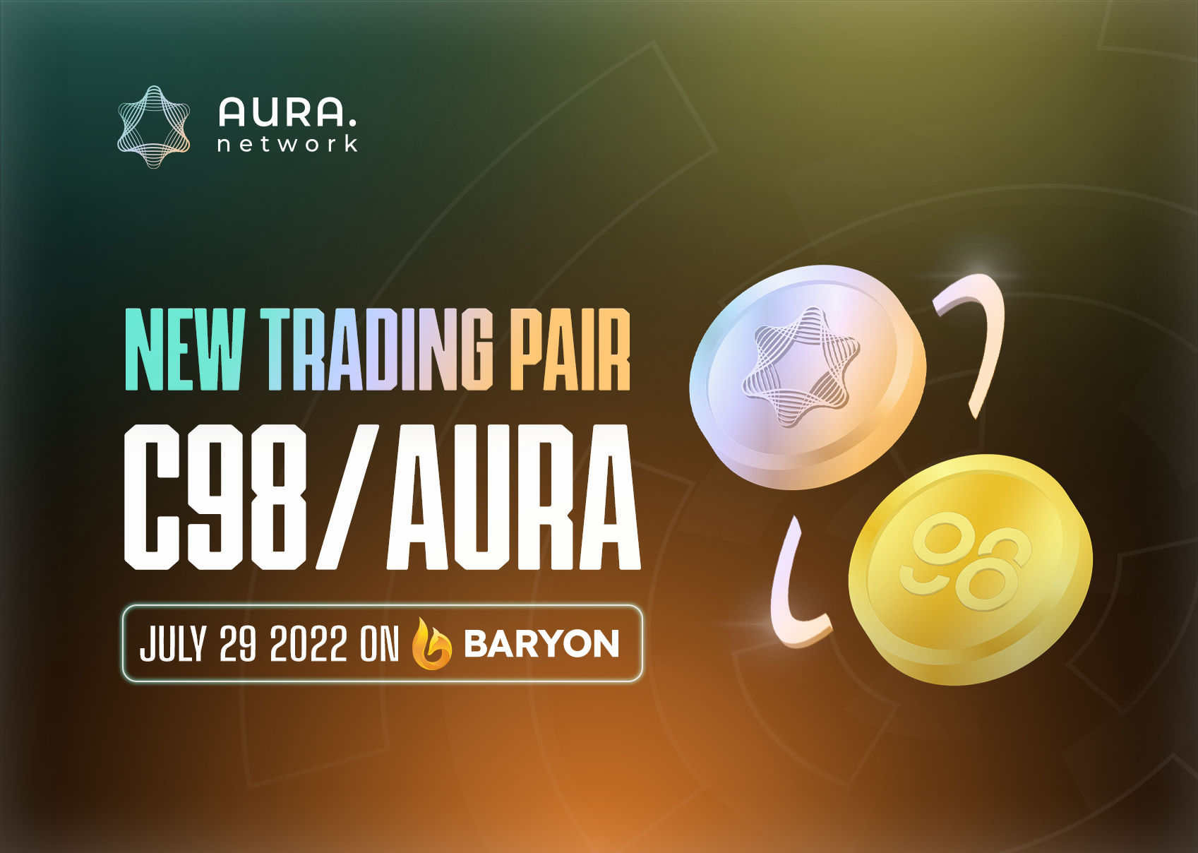 New Trading Pair: C98/AURA