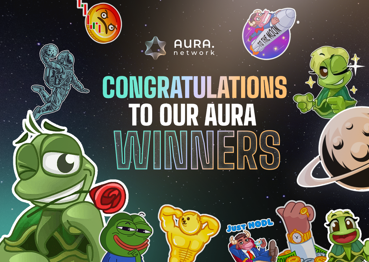 AURA STICKER COMPETITION - Winners Announcement