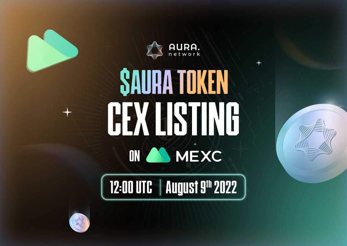 AURA token CEX Listing on MEXC Global Exchange