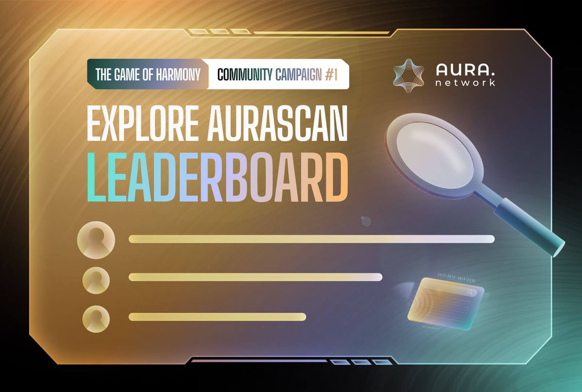 Explore AuraScan to Earn 100,000 $AURA: Leaderboard