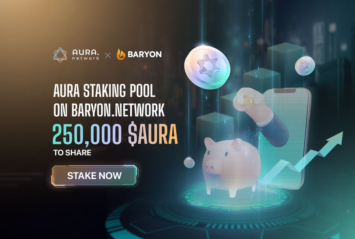 Tutorial: How to stake AURA tokens on Baryon Network