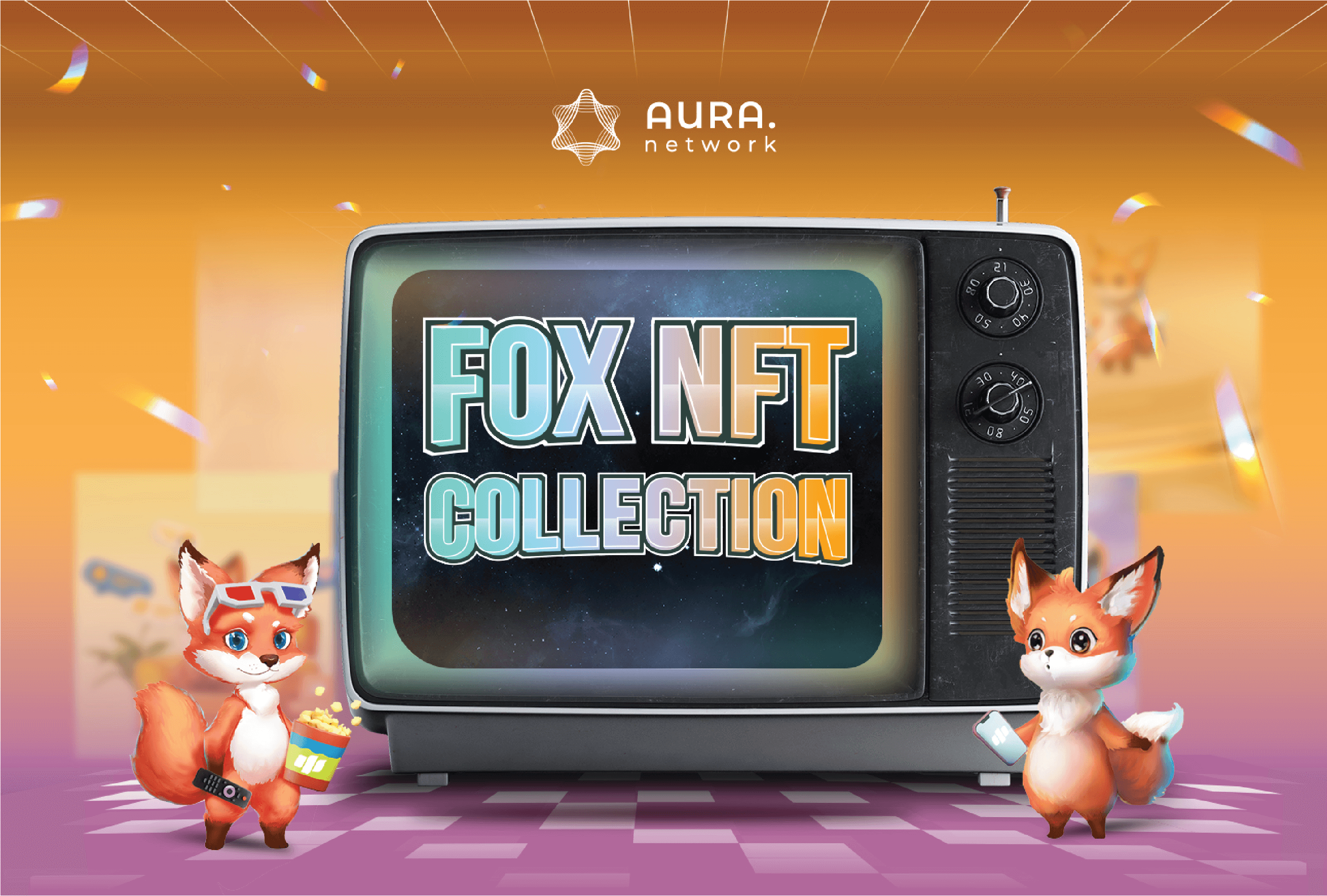 FOX NFT Release in Collaboration of Aura Network and A Leading TV Streaming App