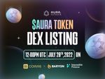 AURA token DEX Listing on Impossible Finance Swap and Coin98 x Baryon