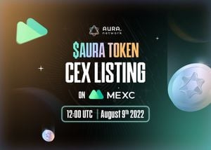 AURA token CEX Listing on MEXC Global Exchange