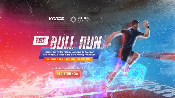 AURA NETWORK OFFICIALLY KICKS-OFF V-RACE THE BULL RUN 2022